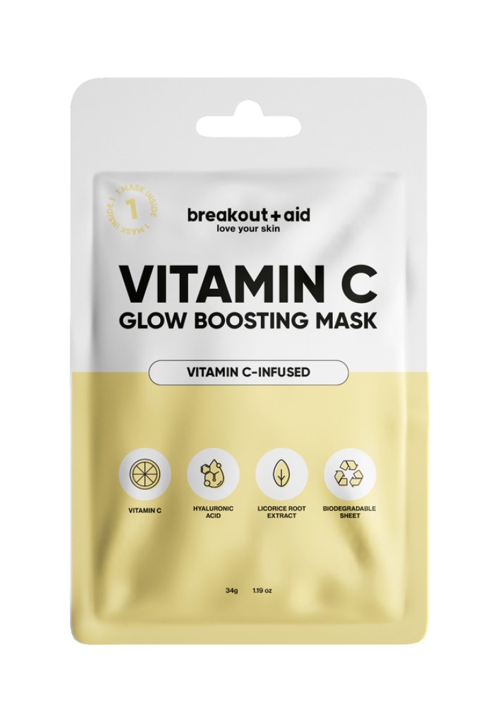 Vitamin C glow boosting mask