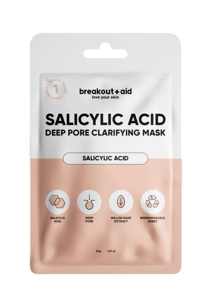 Salicylic acid deep pore clarifying mask